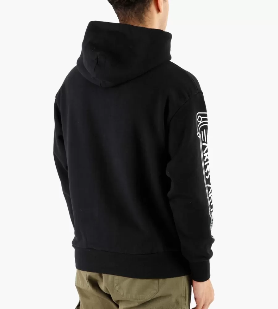 Tops^ARIES Column Hoodie Black