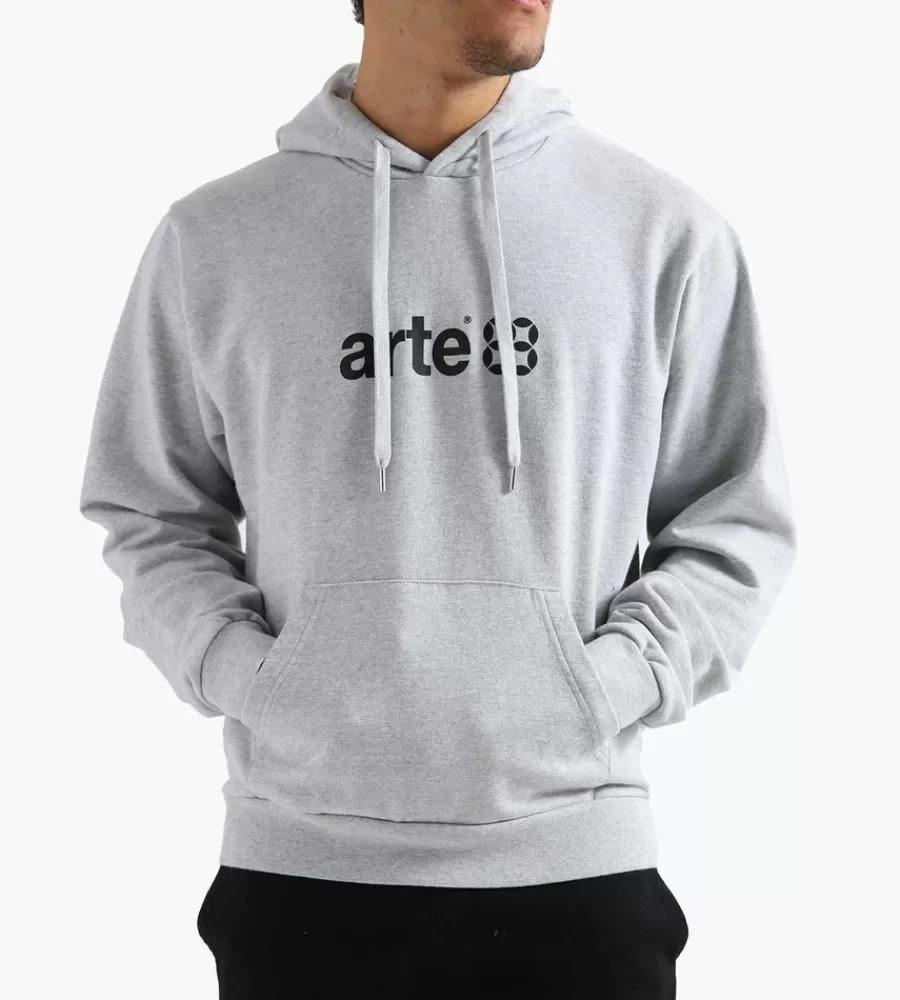 Tops^ARTE ANTWERP Hannes Ss23 Logo Hoodie Grey