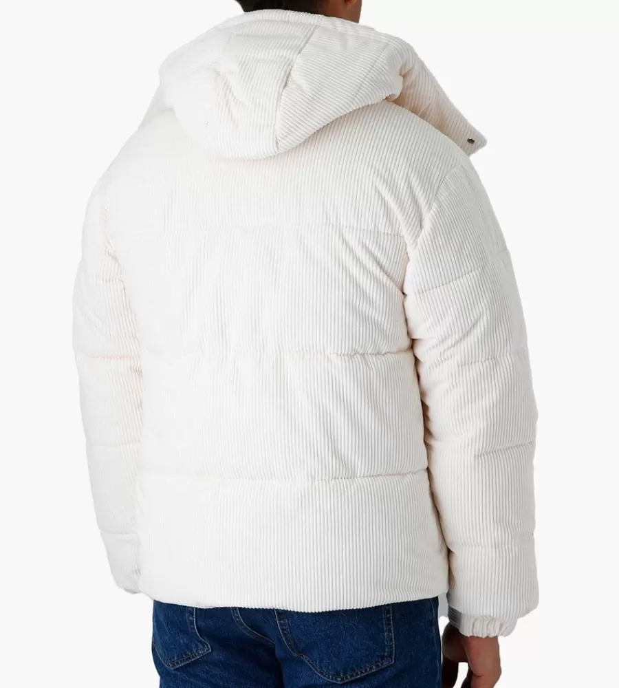 Jassen^ARTE ANTWERP Joey Corduroy Puffer Jacket Cream