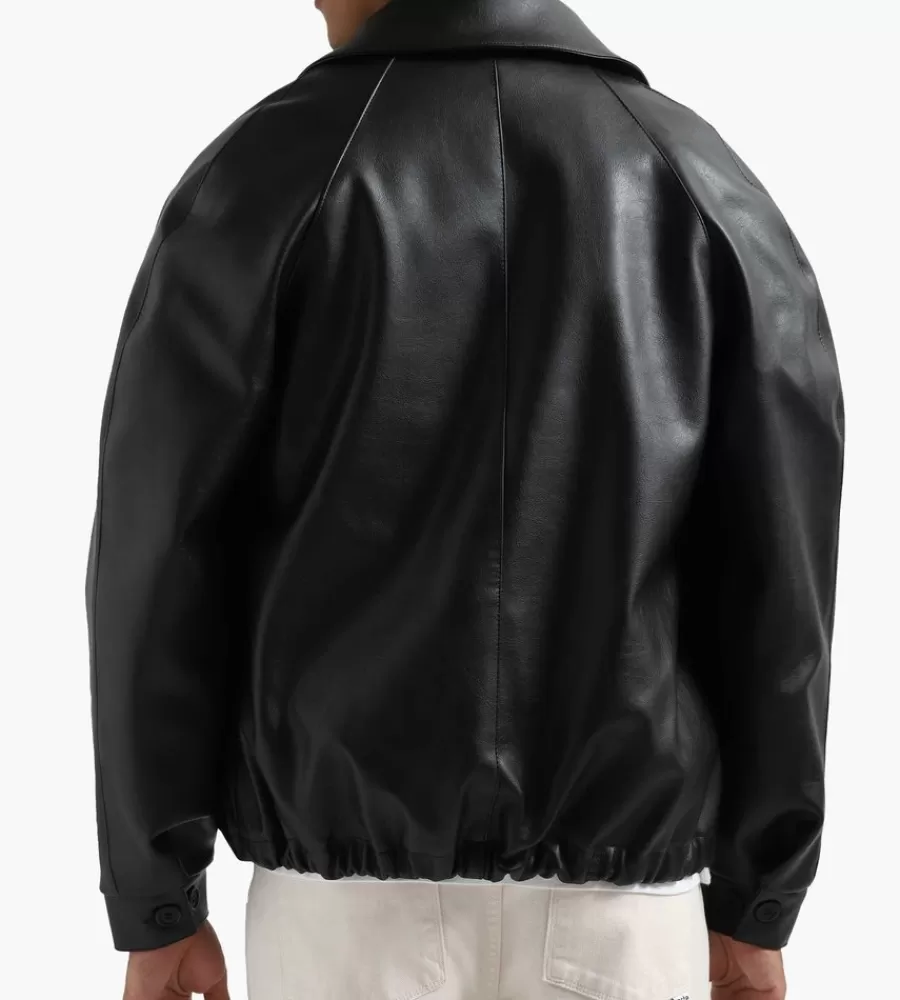 Jassen^ARTE ANTWERP Josh Leather Jacket Black