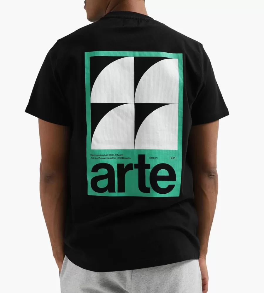 Tops^ARTE ANTWERP Taut Back G Print T-Shirt Black