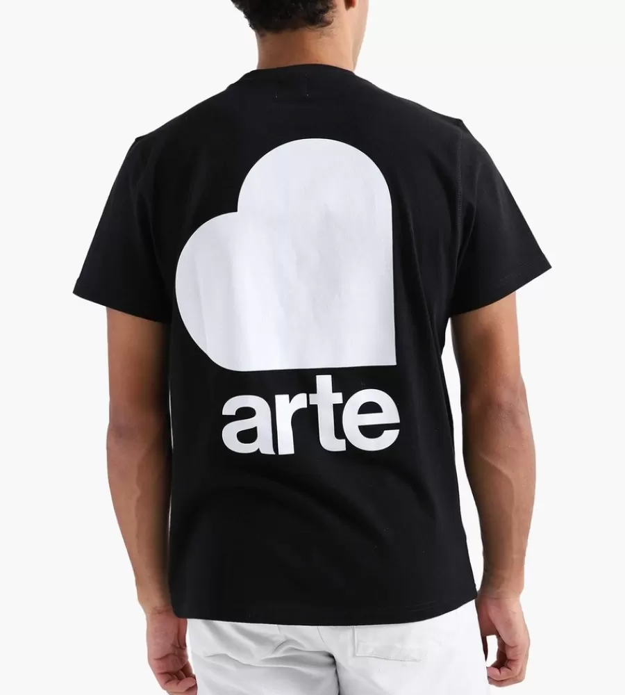 Tops^ARTE ANTWERP Taut Back Heart T-Shirt Black