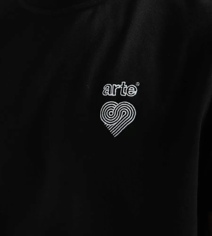 Tops^ARTE ANTWERP Taut Embroidery Logo T-Shirt Black