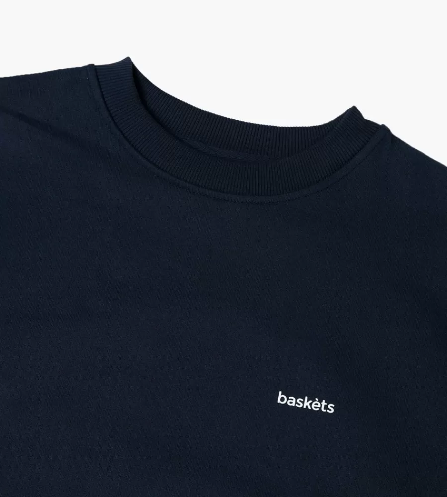 Tops^BASKÈTS Baskets Essential Crewneck Navy