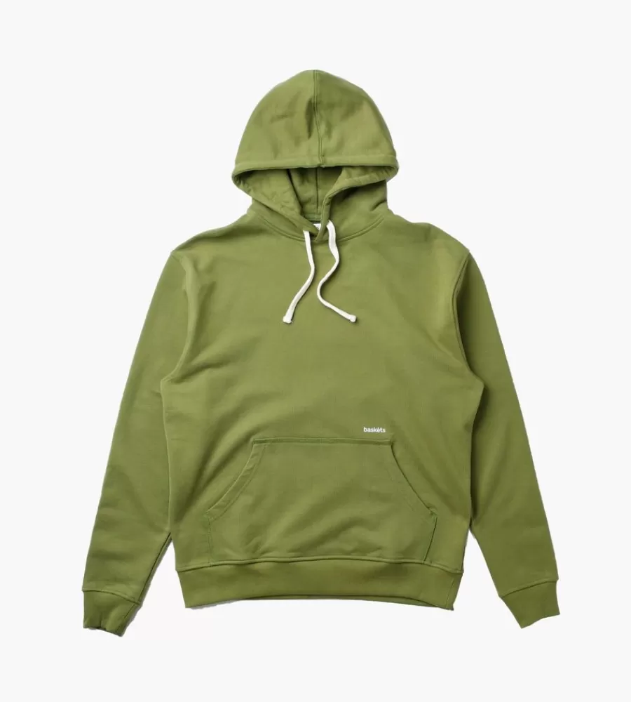 Tops^BASKÈTS Baskets Essential Hoodie Green Moss