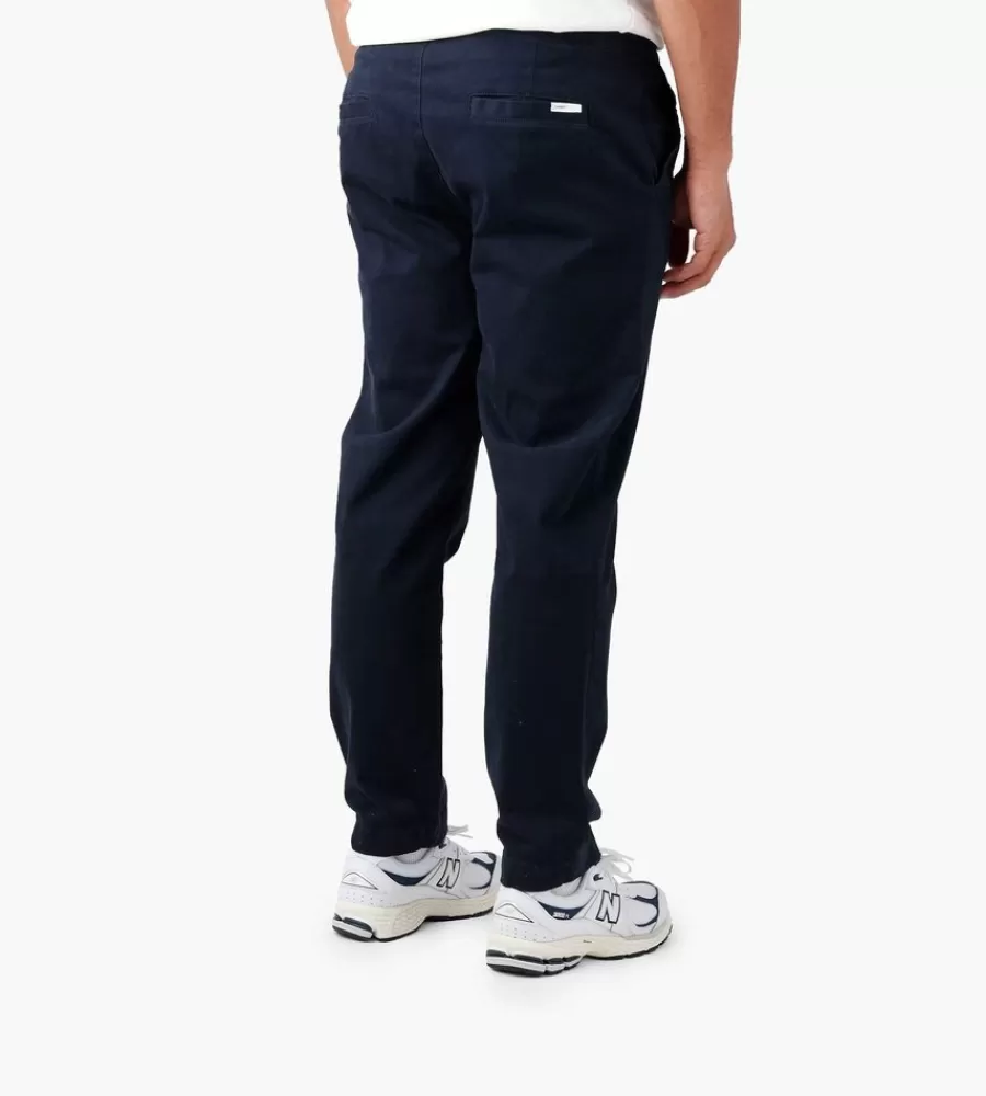 Broeken En Jeans^BASKÈTS Baskets Heavy Cotton Trousers Navy