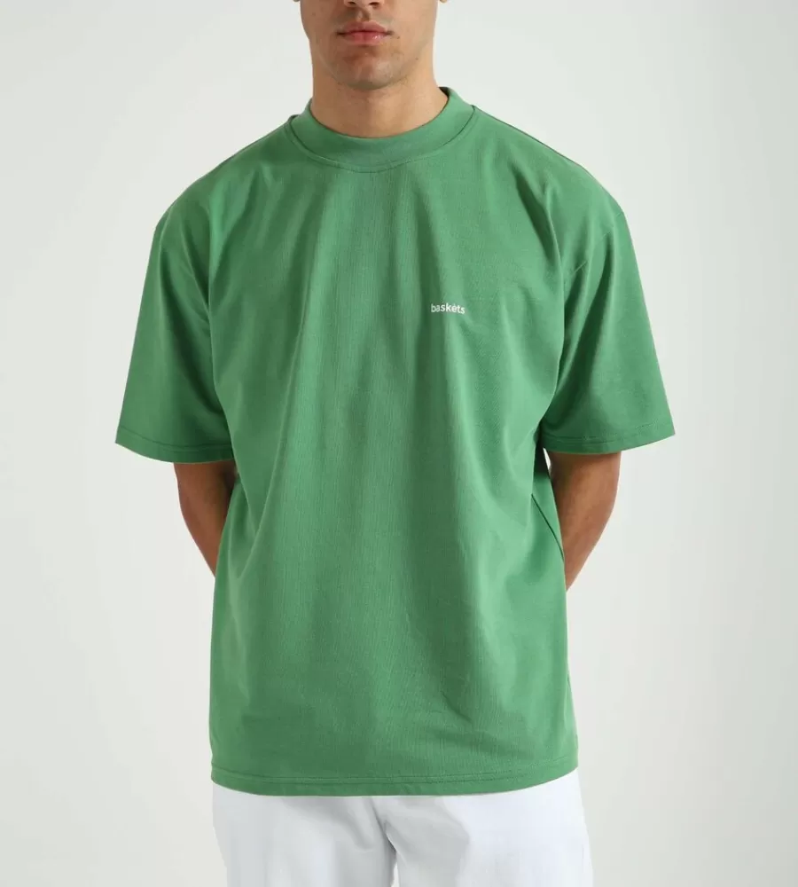 Tops^BASKÈTS Baskets Modern Essential Tee Pepper Green