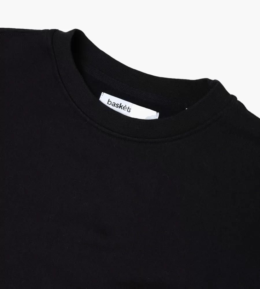 Tops^BASKÈTS Baskets Standard Crewneck Black