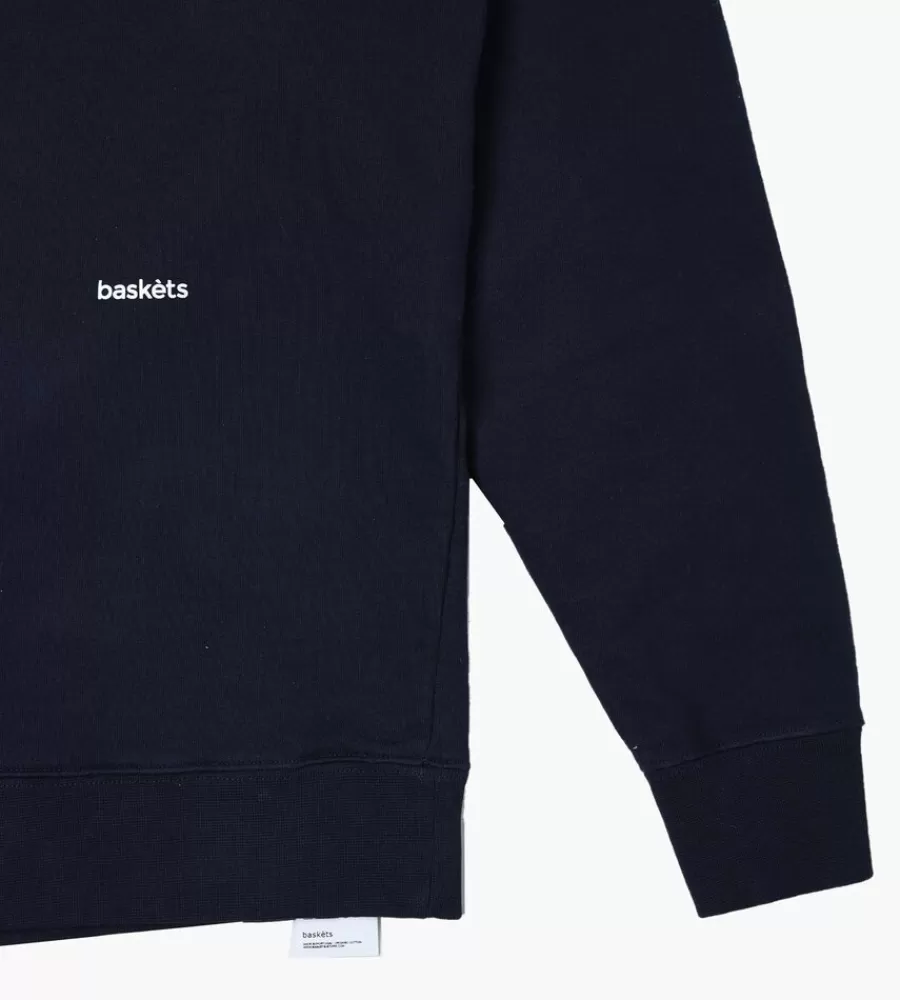 Tops^BASKÈTS Baskets Standard Crewneck Navy