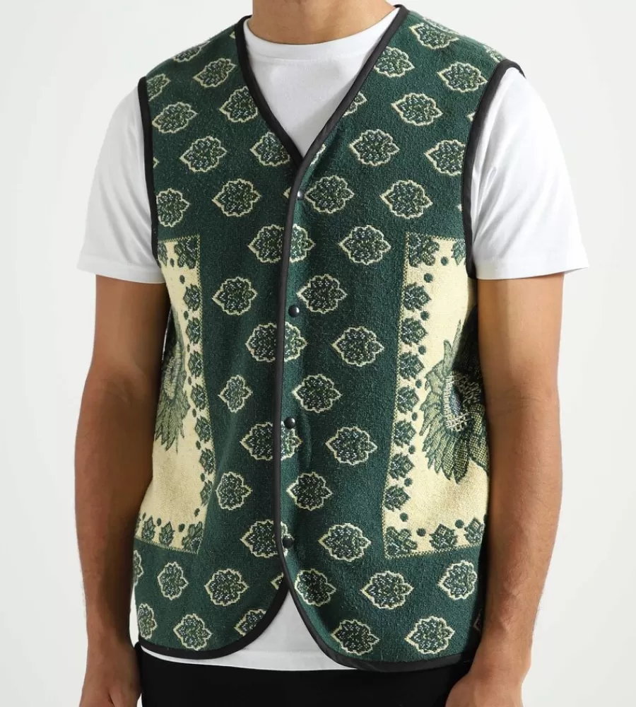 Jassen^BASKÈTS Baskets X Kemkes Bodywarmer Green Sunflower