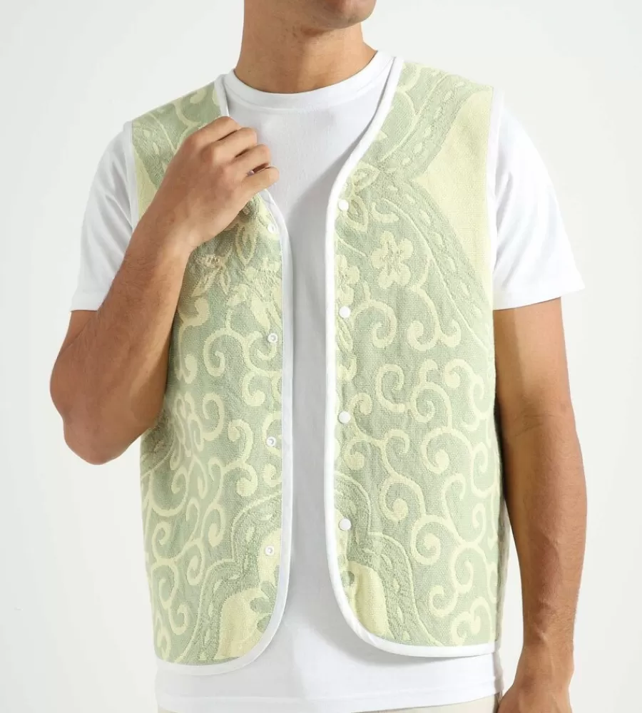 Jassen^BASKÈTS Baskets X Kemkes Bodywarmer Light Green