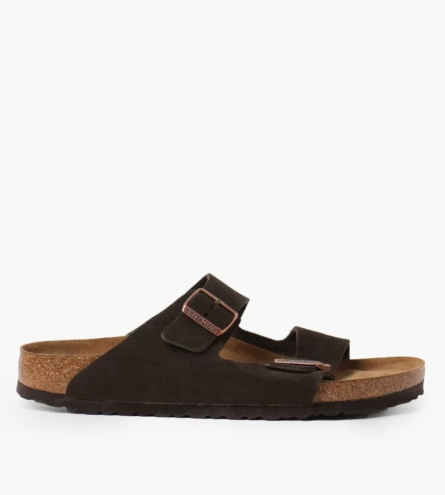 Sandalen & Slippers^BIRKENSTOCK Arizona Sfb Vl Mocca Narrow