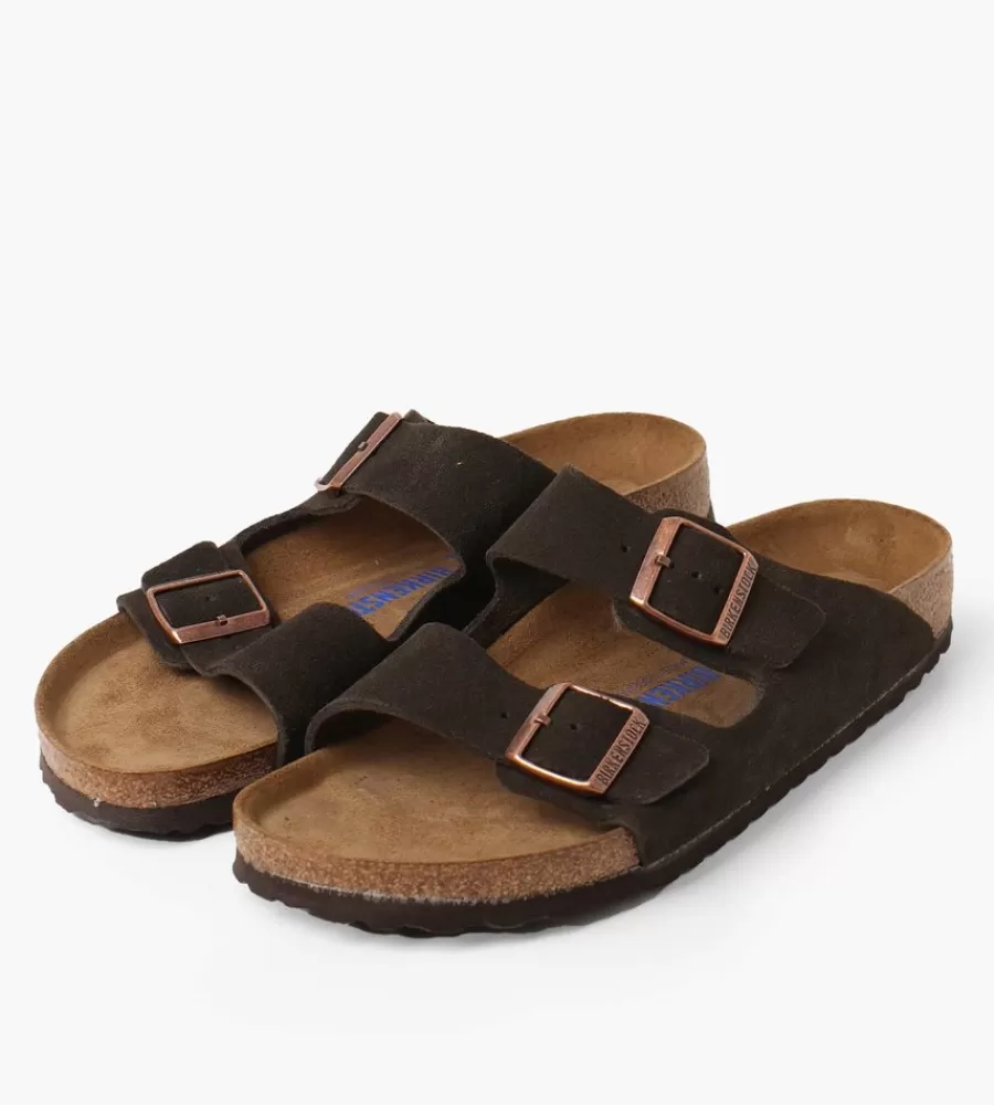 Sandalen & Slippers^BIRKENSTOCK Arizona Sfb Vl Mocca Narrow