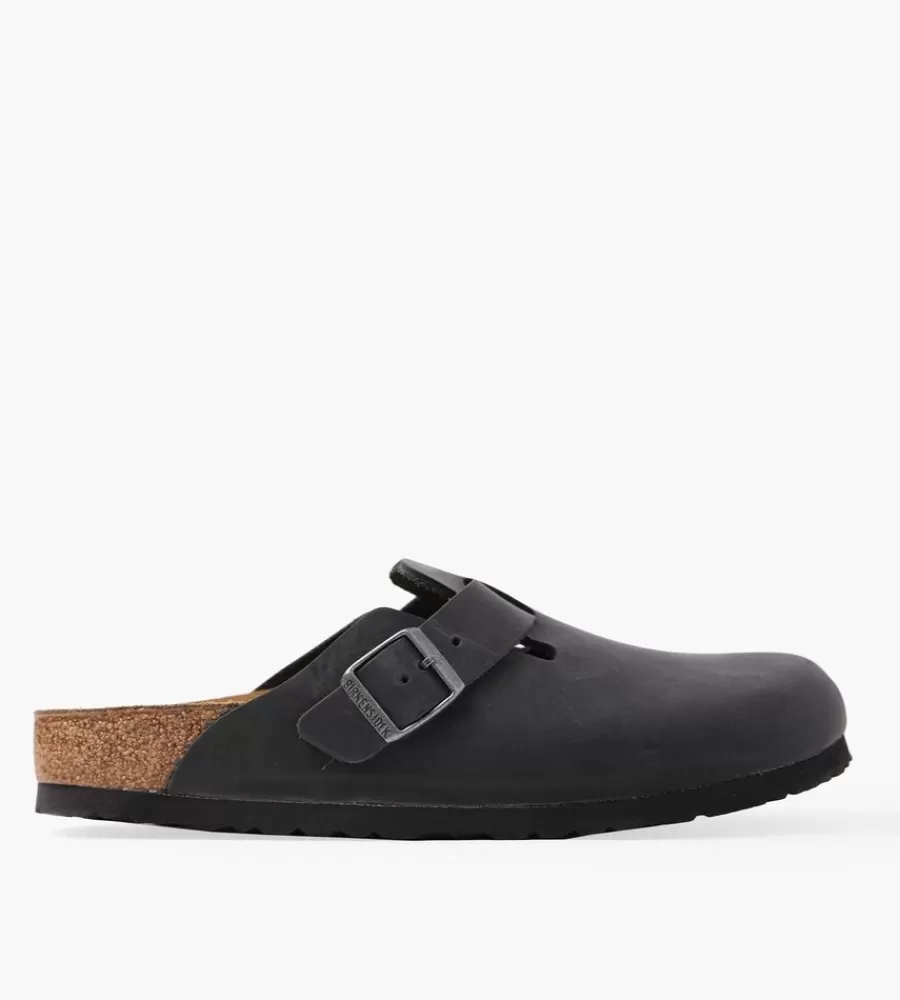 Sneakers^BIRKENSTOCK Boston Leoi Black Narrow