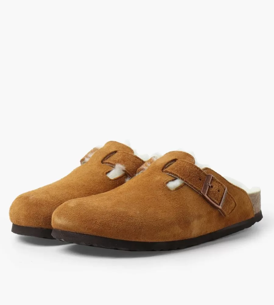 Sneakers^BIRKENSTOCK Boston Vl Laf Mink Narrow