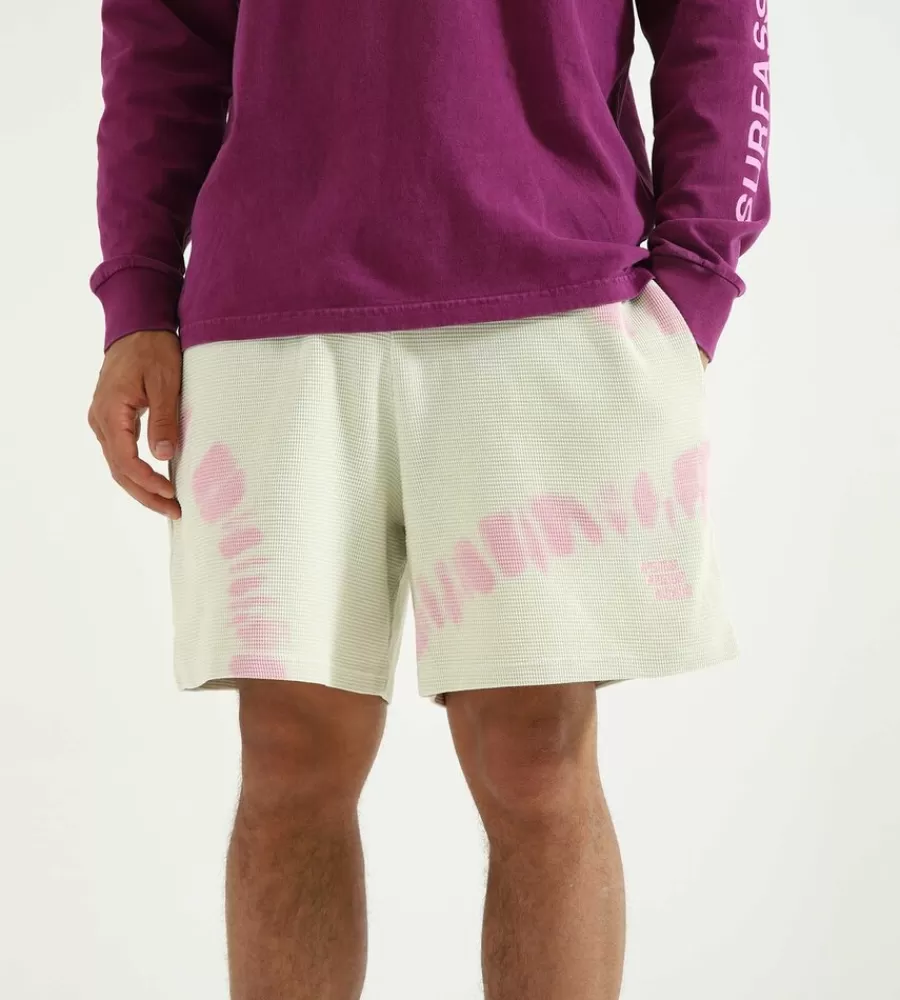 Broeken En Jeans^BISOUS SKATEBOARDS Tie & Dye Shorts Cream