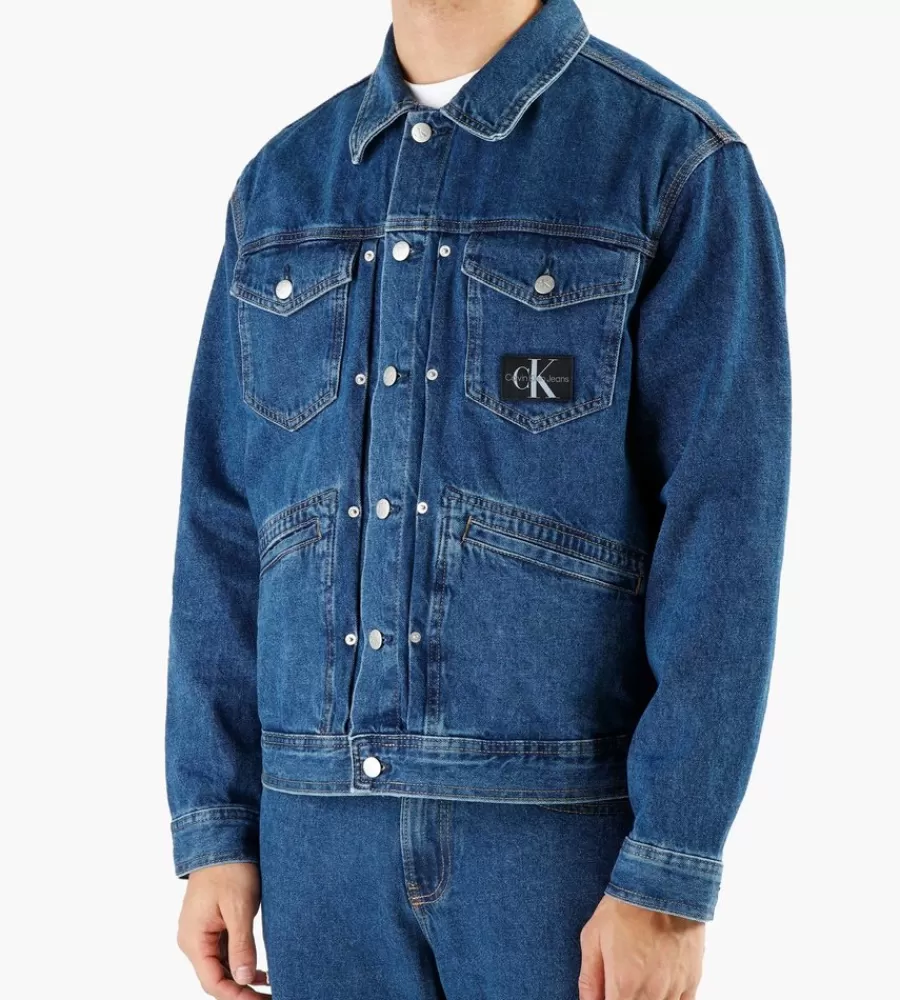 Jassen^CALVIN KLEIN Archive Denim Jacket Denim Dark