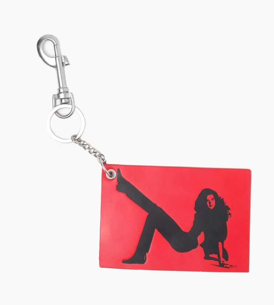 Sieraden^CALVIN KLEIN Est. 1987 Icon Key Chain 676 Tomato