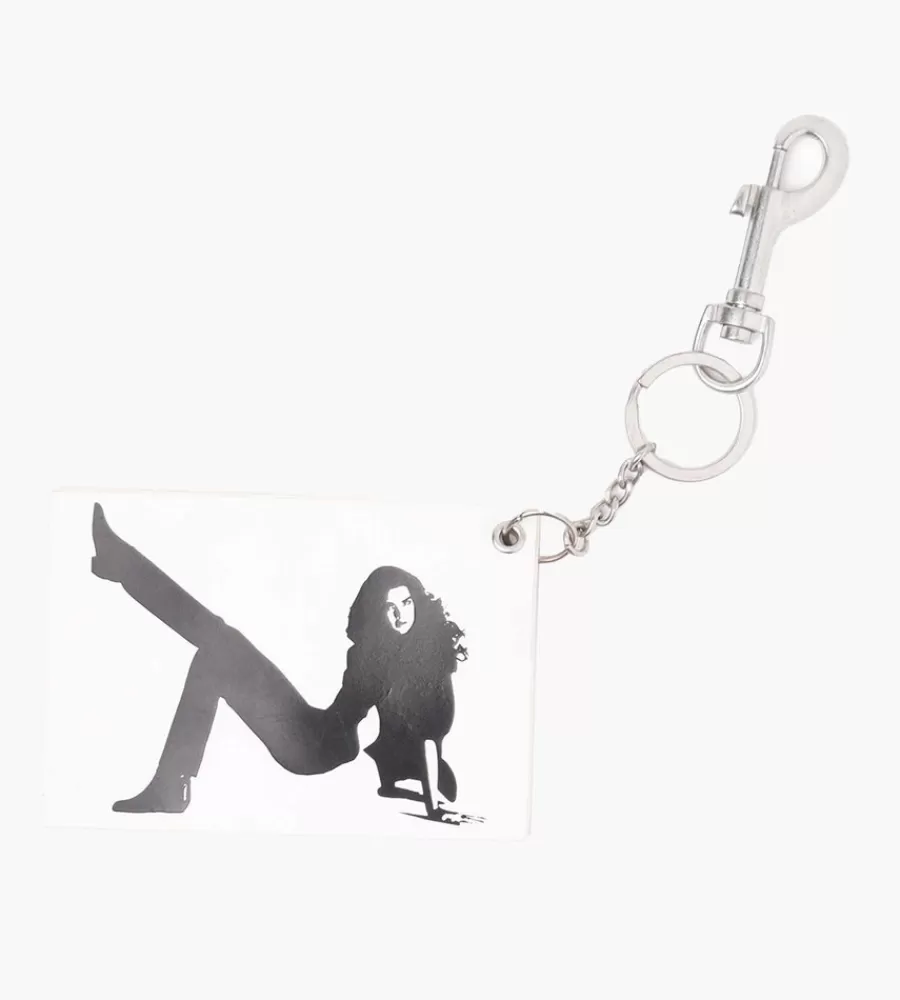 Sieraden^CALVIN KLEIN Est. 1987 Icon Key Chain Bright White