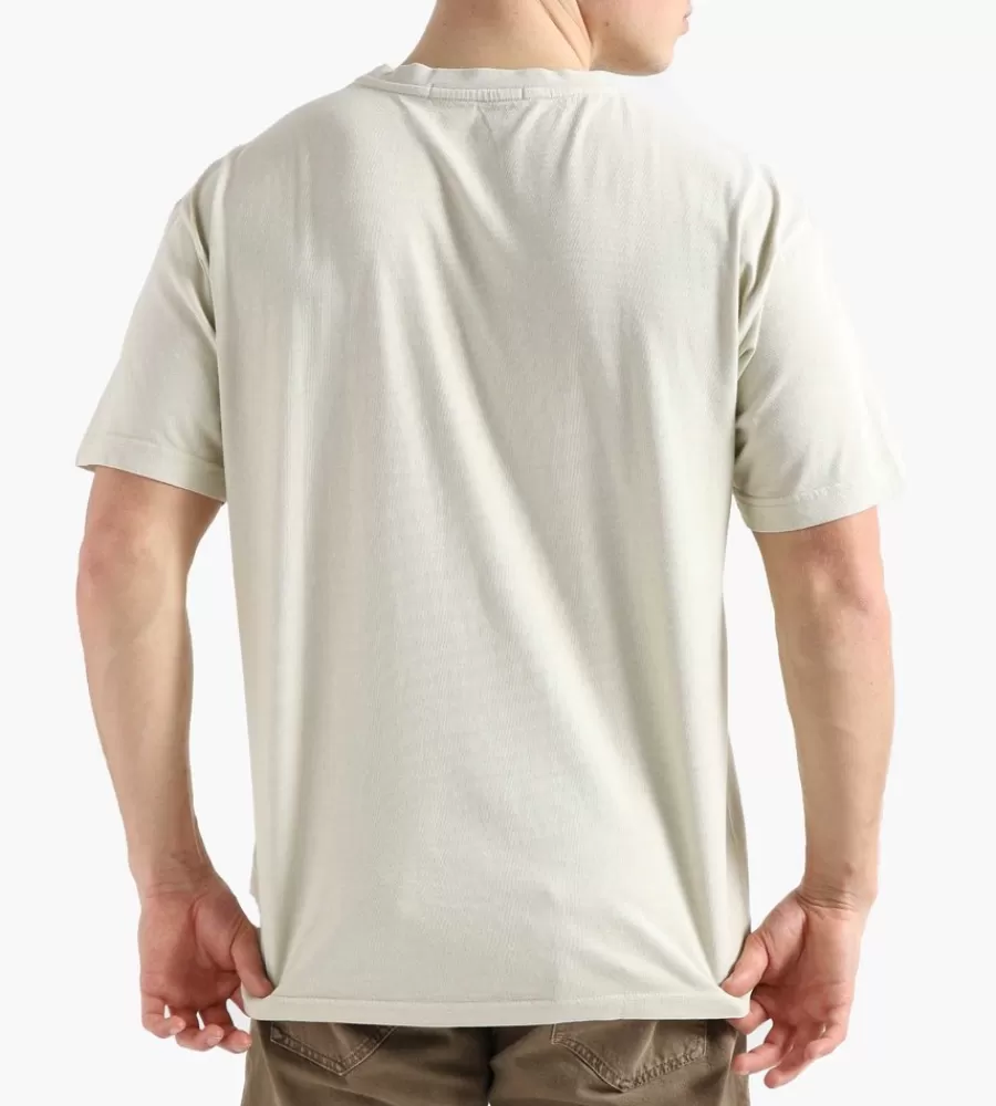 Tops^CALVIN KLEIN Monologo Mineral Dye Tee Classic Beige