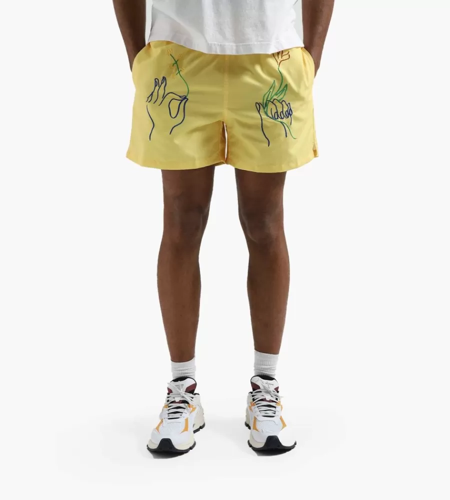 Broeken En Jeans^CARNE BOLLENTE Tender Hands Shorts Yellow