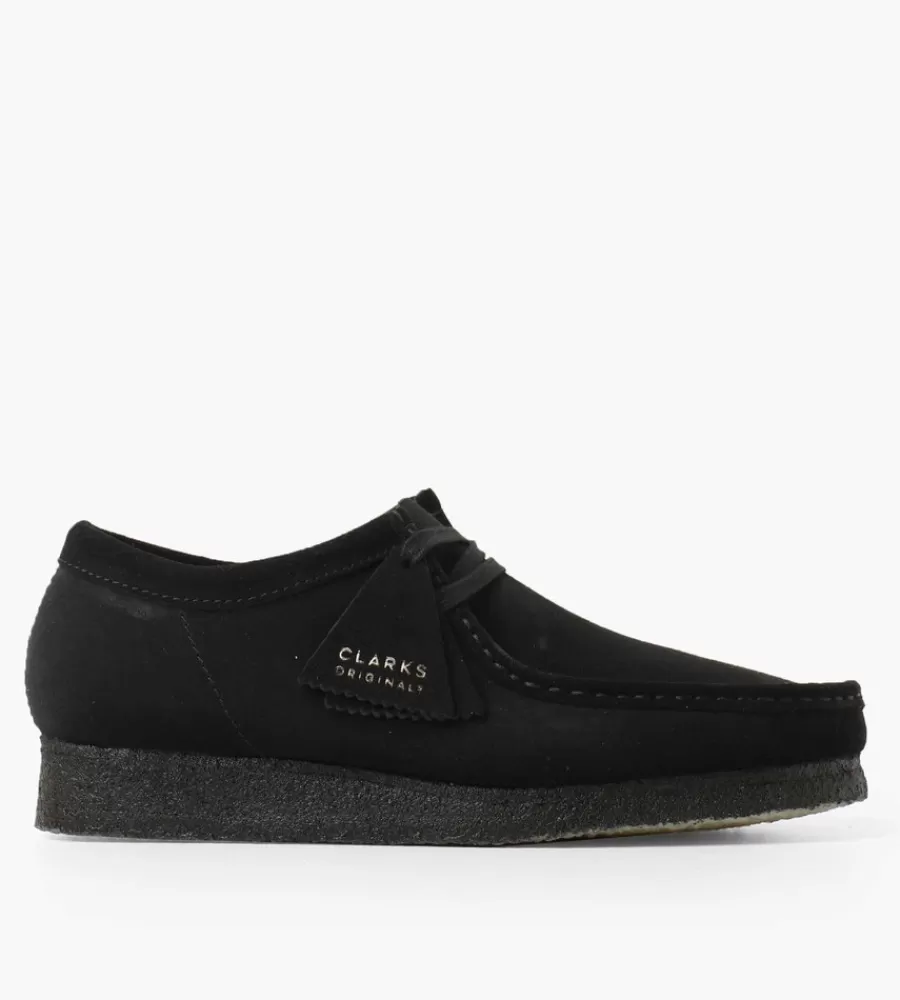 Schoenen & Boots^CLARKS ORIGINALS Wallabee Black Suede