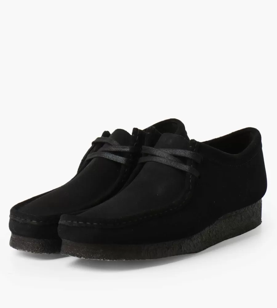 Schoenen & Boots^CLARKS ORIGINALS Wallabee Black Suede