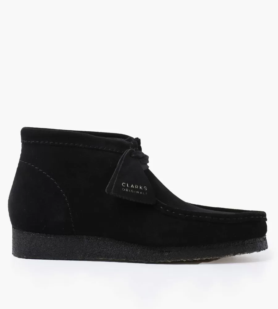 Schoenen & Boots^CLARKS ORIGINALS Wallabee Boot Black Suede