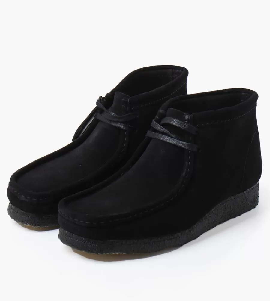 Schoenen & Boots^CLARKS ORIGINALS Wallabee Boot Black Suede