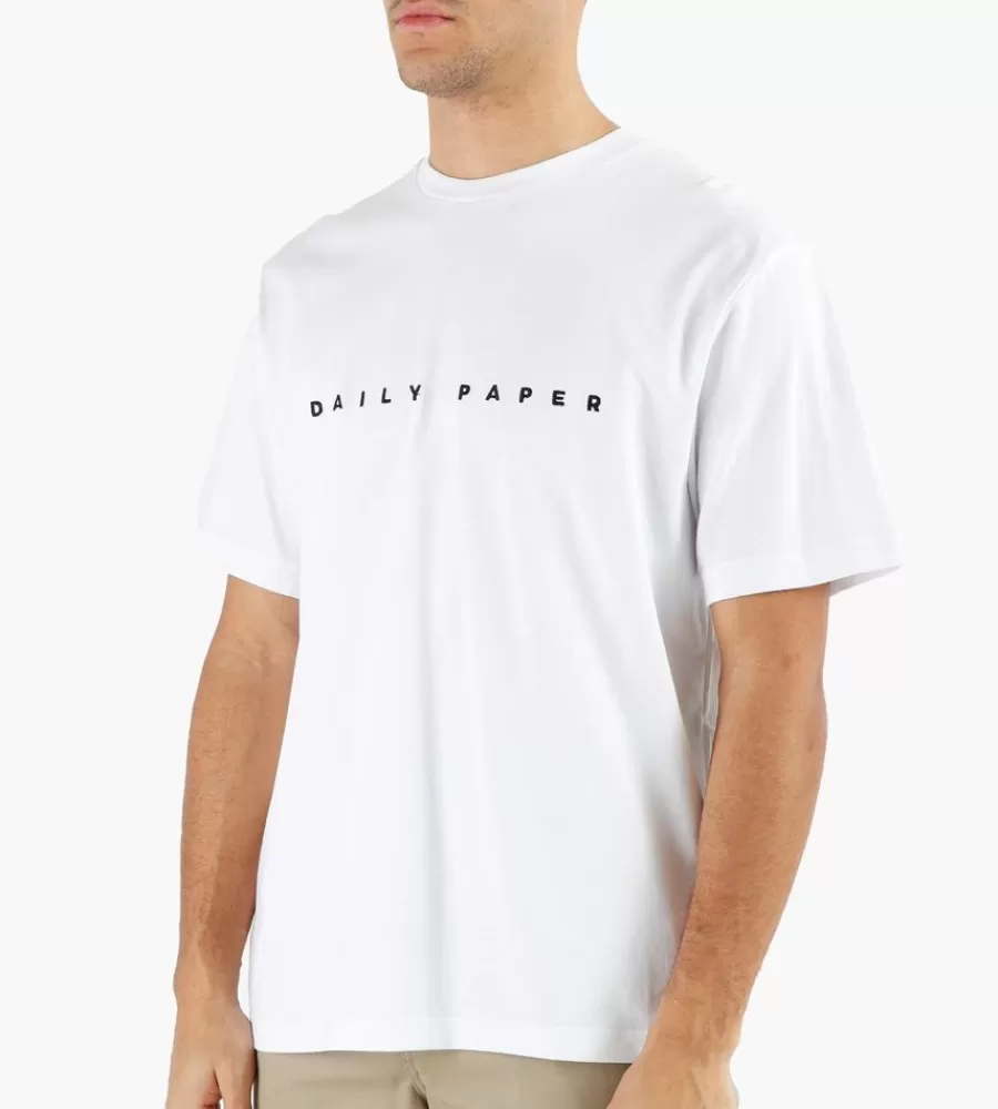 Tops^DAILY PAPER Alias Tee White