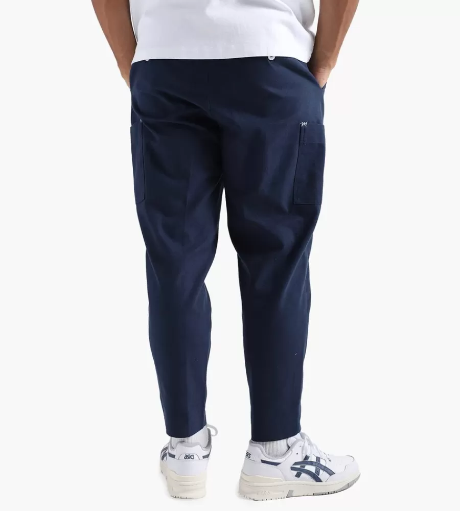 Broeken En Jeans^DRÔLE DE MONSIEUR Drole De Monsieur Le Pantalon Signature Cargo Navy