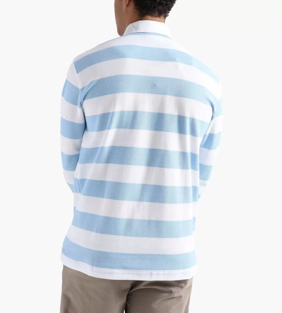 Tops^DRÔLE DE MONSIEUR Drole De Monsieur Le Polo Pique Light Blue