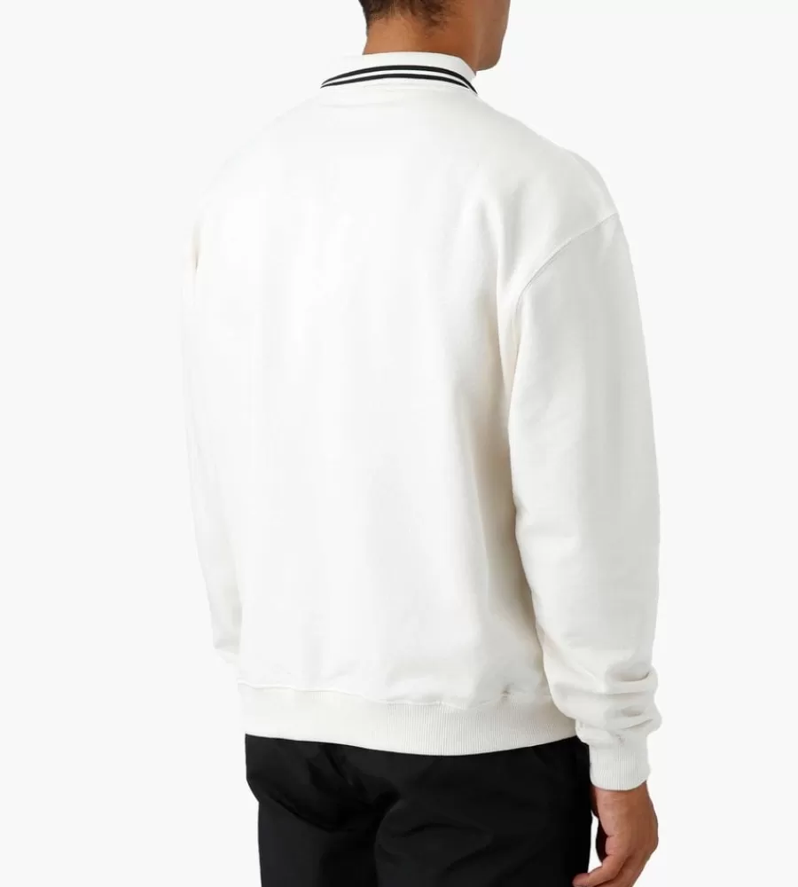 Tops^DRÔLE DE MONSIEUR Drole De Monsieur Le Polo Sweatshirt Cream