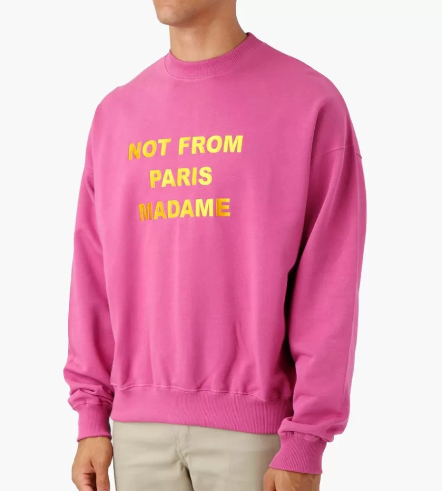 Tops^DRÔLE DE MONSIEUR Drole De Monsieur Le Sweat Slogan Light Purple