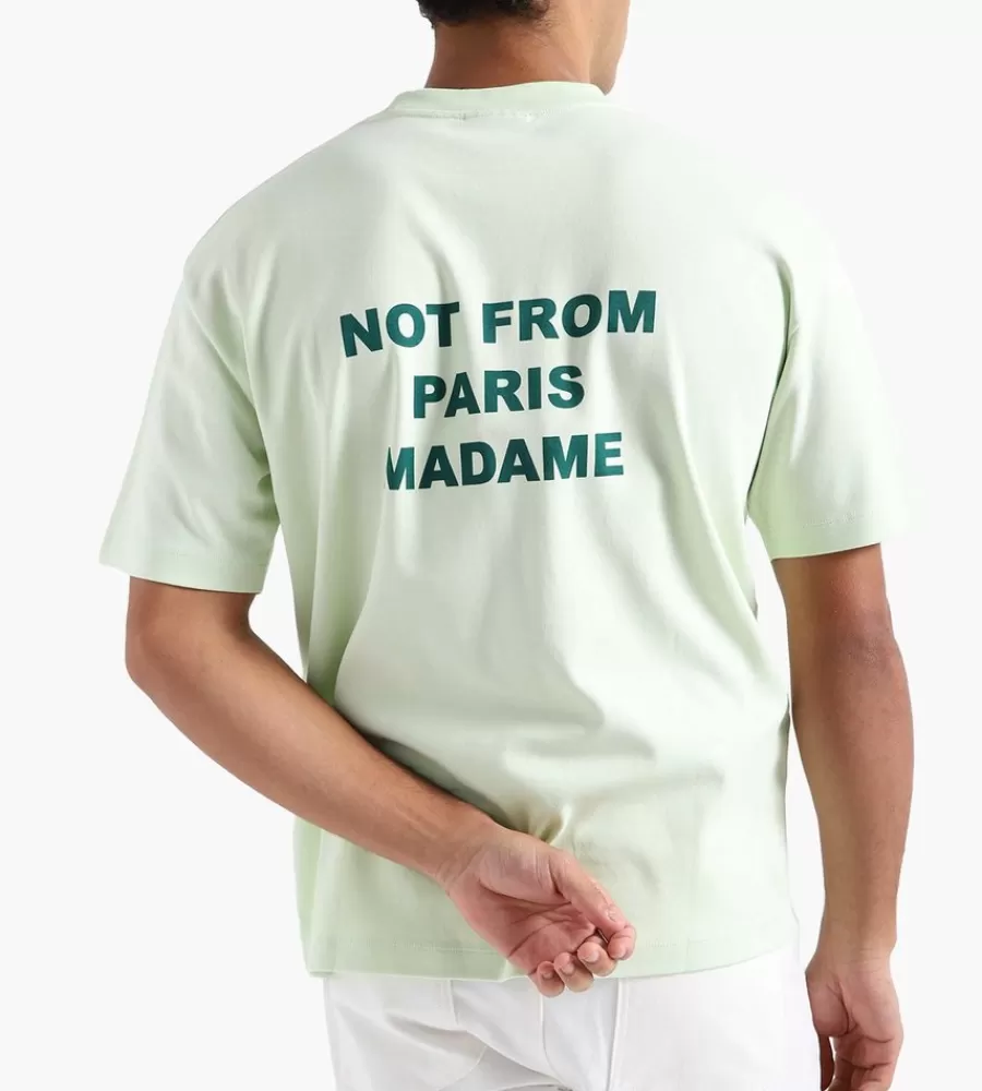 Tops^DRÔLE DE MONSIEUR Drole De Monsieur Le T-Shirt Slogan Light Green