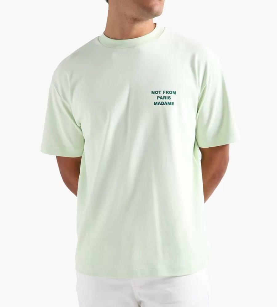 Tops^DRÔLE DE MONSIEUR Drole De Monsieur Le T-Shirt Slogan Light Green