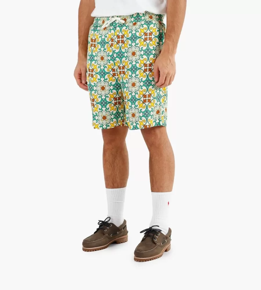 Broeken En Jeans^DRÔLE DE MONSIEUR Drole Monsieur Le Short Faience Green