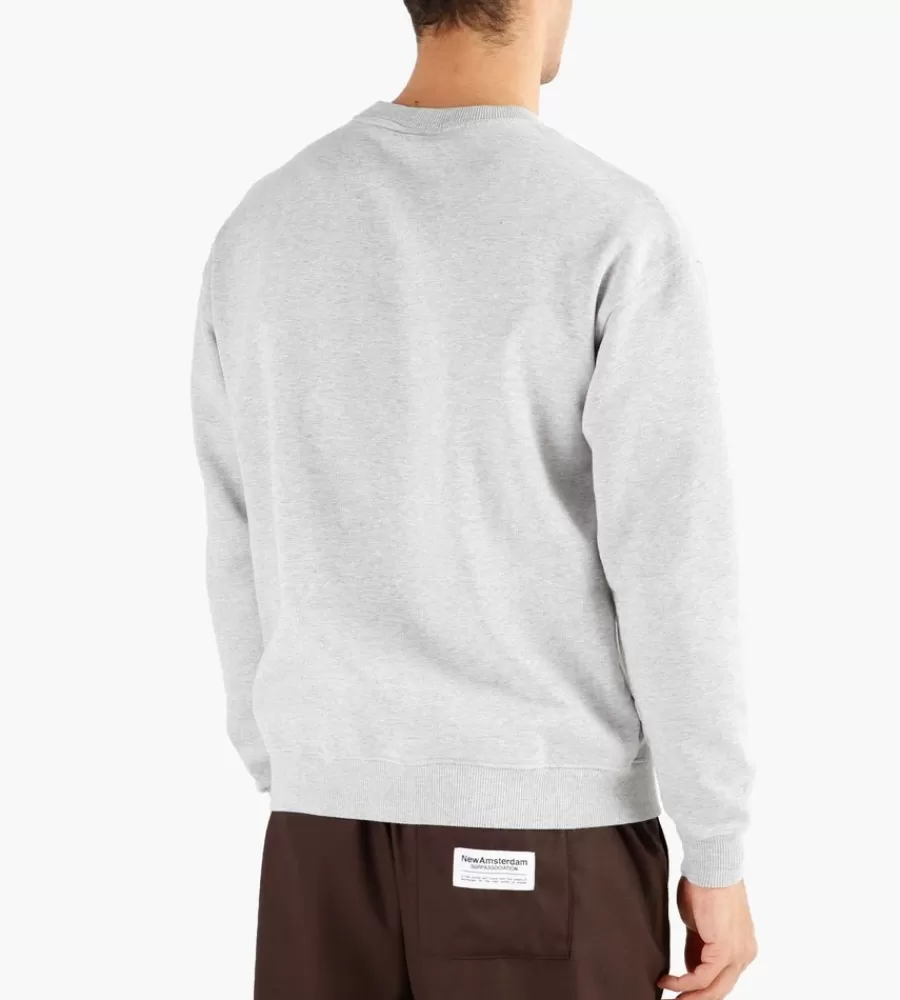 Tops^DRÔLE DE MONSIEUR Drole Monsieur Le Sweatshirt Drole Light Grey