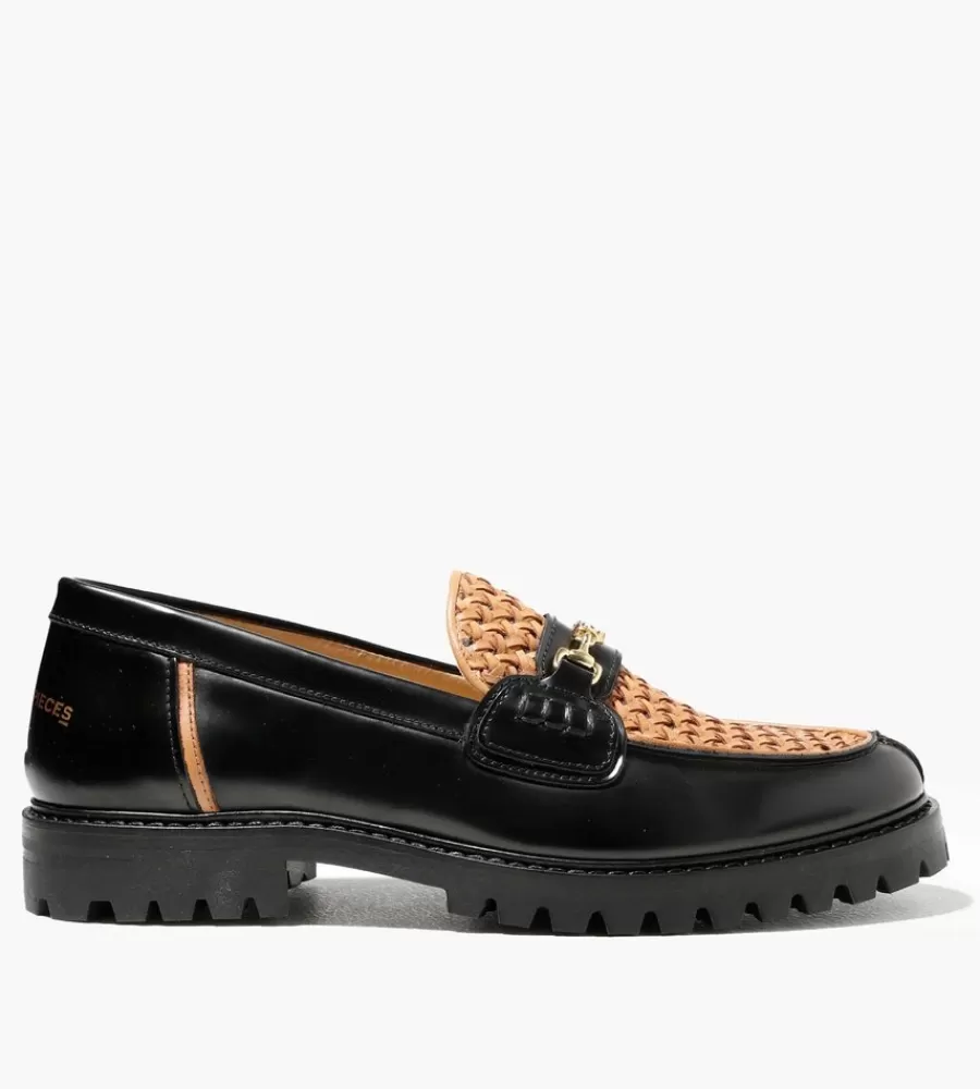 Schoenen & Boots^FILLING PIECES Loafer Cane Black