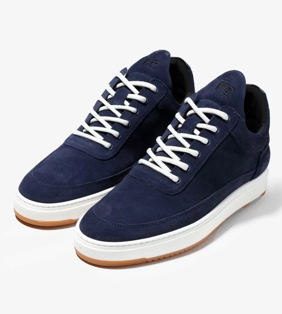 Sneakers^FILLING PIECES Low Top Suede Dark Blue