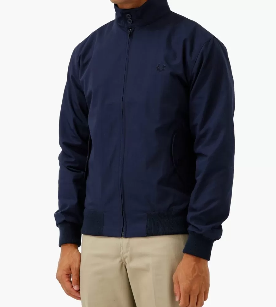 Jassen^FRED PERRY Made In England Harrington Navy