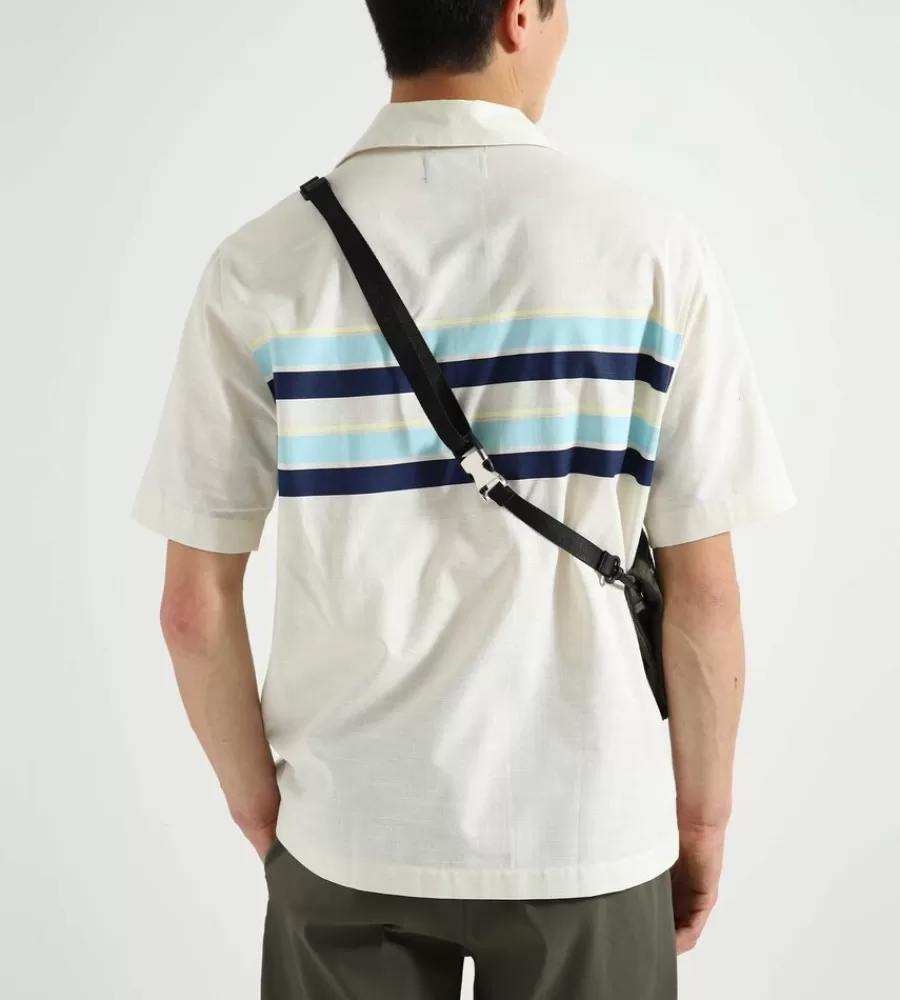 Tops^FRED PERRY Striped Beach Shirt Ecru