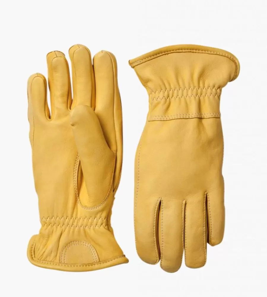 Handschoenen & Sjaals^HESTRA Deerskin Natural Yellow