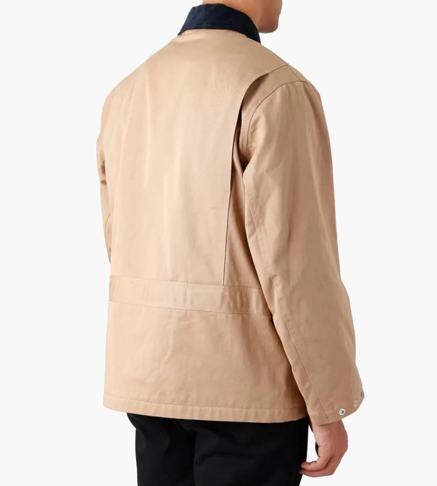 Jassen^J.PRESS Dry Washer Twill Hunting Coverall Beige