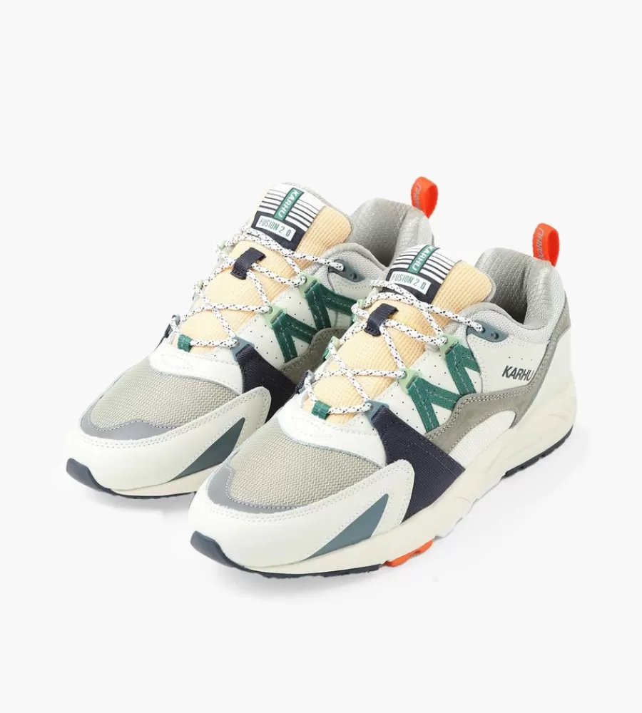 Sneakers^KARHU Fusion 2.0 Lily White Foliage Green