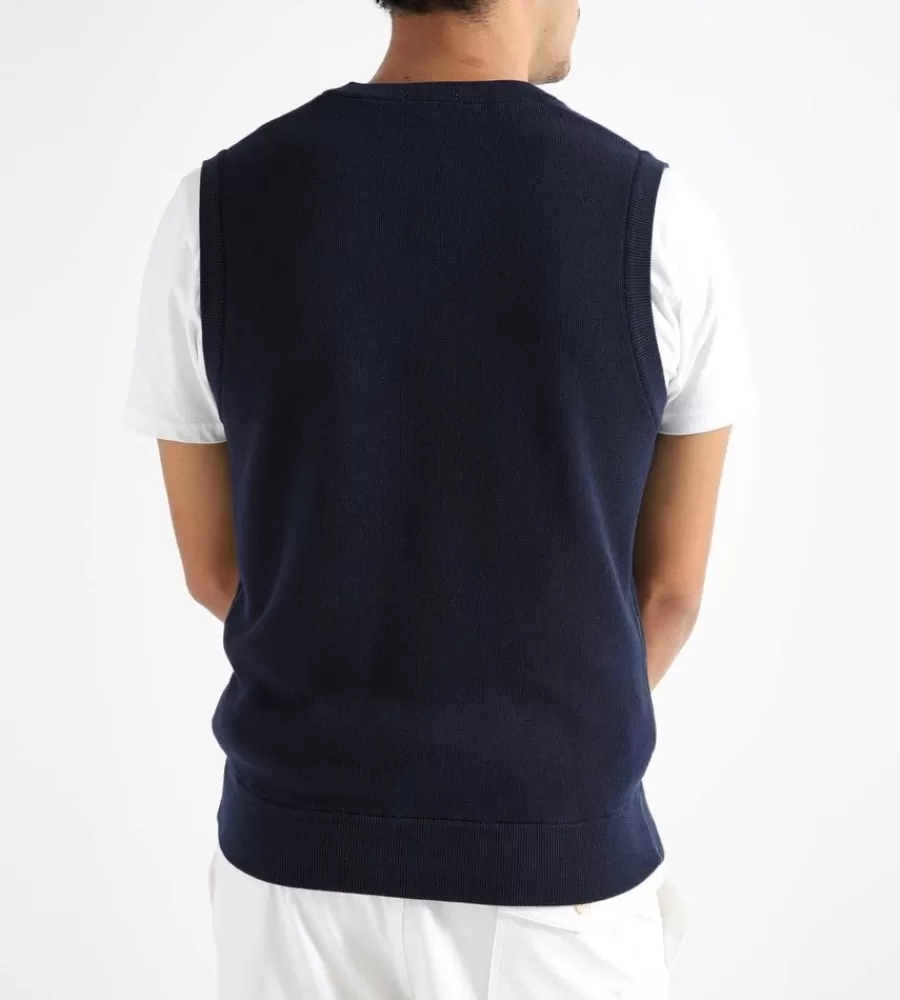 Tops^LACOSTE 1Ha1 Sweater 01 Navy Blue