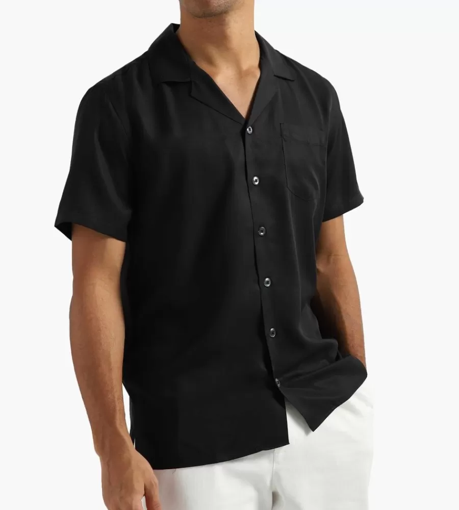 Tops^LIBERTINE-LIBERTINE Cave Shirt Jet Black