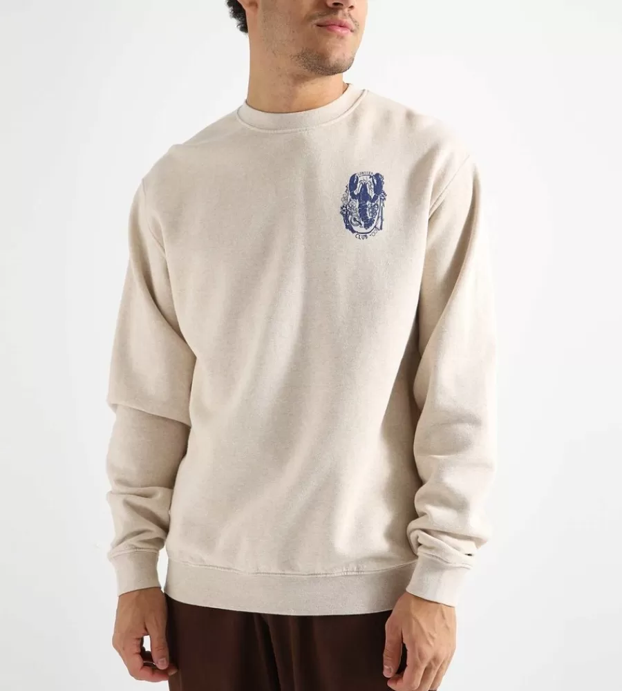 Tops^LIBERTINE-LIBERTINE Society Lobster Sweatshirts Ecru Melange