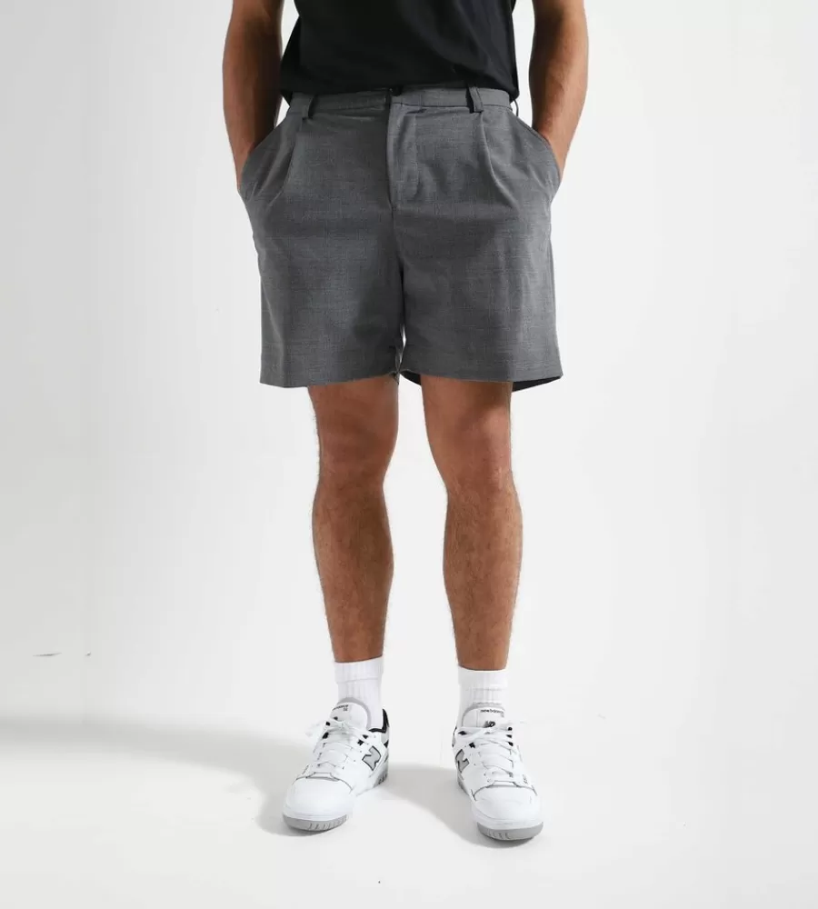 Broeken En Jeans^LIBERTINE-LIBERTINE Uptown Short Grey Melange