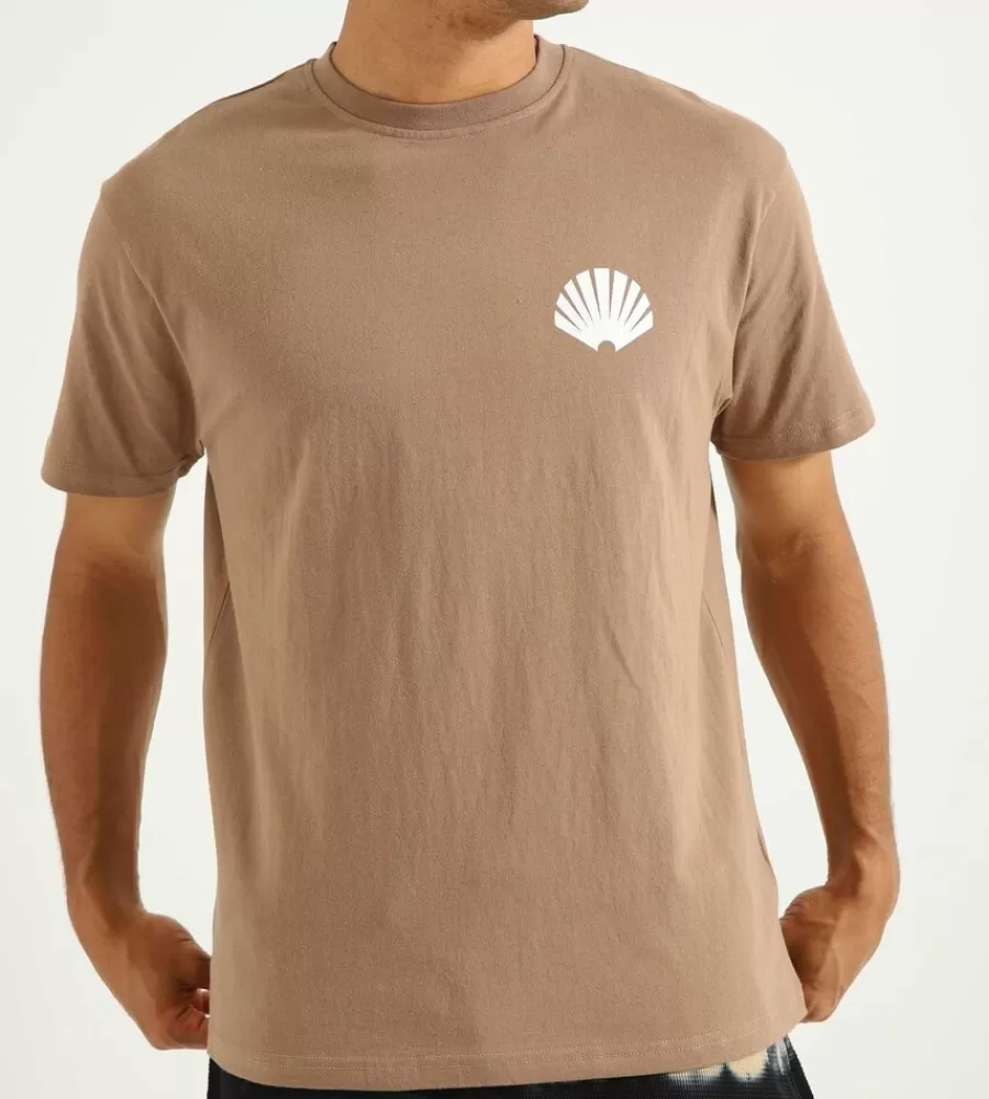 Tops^NEW AMSTERDAM SURF ASSOCIATION New Amsterdam Logo Tee Sand